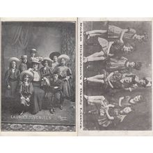 Lauries Juveniles Bristol & Madame Richardsons 7 Dandie Lasses 2x Old Postcard s