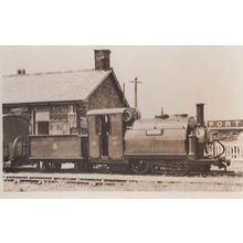 Prince Of Wales Train At Welsh Wales Station Old Railway RPC Real Photo Postcard