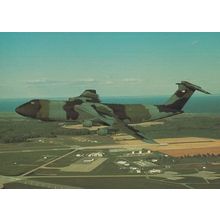 Lockheed C-5B Galaxy Plane Aircraft Rare Postcard