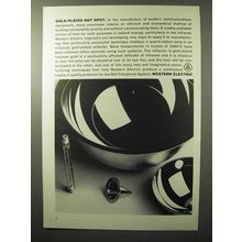 1964 Western Electric Ad - Gold-Plated Hot Spot