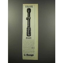 1968 Savage Model 3833 Scope Ad - As Fine a Variable