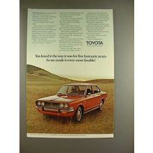 1970 Toyota Corona Car Ad - We Made it More Lovable