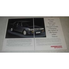 1989 Toyota 3.0i Twin Cam 24 Cressida Car Ad - The new 3 litre Twin Cam 24