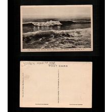 New York Fire Island Long Island Postcard Fire Island Beach opposite Bay S~20