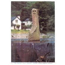'the poacher', RHEIDOL HYDRO-ELECTRIC SCHEME, CEREDIGION unused postcard =