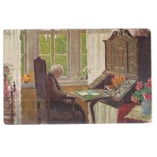 EINGESCHLAFEN by H. Susemihl unused antique postcard =
