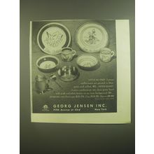 1945 Georg Jensen Little Bo-Peep and Peter Rabbit Earthenware Sets Advertisement