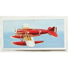 Lyons Tea card Wings of Speed No. 9 Macchi M.52