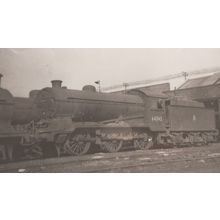 64742 Train At Gorton Station Vintage Railway Photo