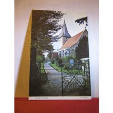 THE CHURCH, BOSHAM, SUSSEX unused postcard by Judges #
