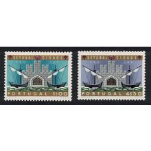 Portugal Ship Castle Arms Centenary of Setubal City 2v 1961 MNH SG#1191-1192