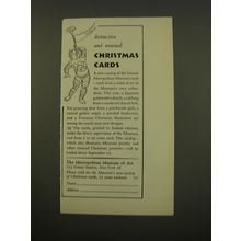 1961 Metropolitan Museum of Art Ad - Distinctive and unusual