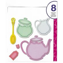 Spellbinders. Tea Service Die Set. Die Cutting Cardmaking Scrapbooking Crafts