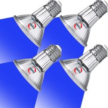 Explux PAR20 LED Flood Blue Light Bulbs, 60W Equivalent Direct LED Color Emissio