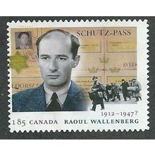 CAN 2013 $1.85 (S/A)' RAOUL WALLENBERG' FINE USED (EBID44-249)
