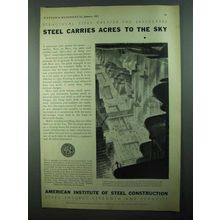 1931 American Institute of Steel Construction Ad - Skyscraper
