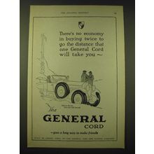 1924 General Cord Tires Ad - There's no economy in buying twice