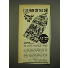 1952 Tawn Travel Kit Ad - For men on the go!