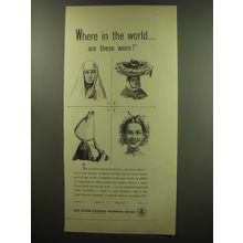 1949 Bell Telephone Ad - Where in the world.. are these worn?
