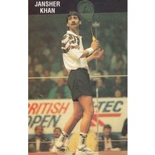 Jansher Khan British Tennis Open Photo Plain Back Postcard