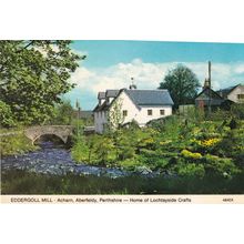 Bridge at Eddergoll Mill Acharn Perthshire Lochtayside Crafts Postcard