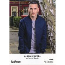 Aaron Sidwell as Steven Beale Eastenders Hand Signed Cast Card