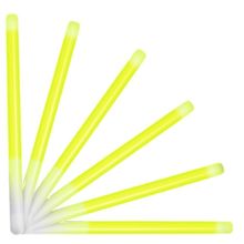 10 Inch Glow Stick Baton Yellow Pack of 25