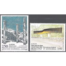 Andorre Français 1993 Michel 451 - 452 Neuf ** Cote (2008) 4.10 € Europa CEPT