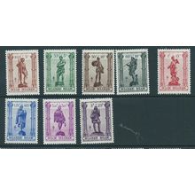 belgium stamps 1943 sg1015 sg1015 anti t.b.fund trades mnh set