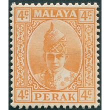 Perak 1939 4c orange SG107 unused