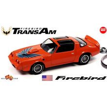 RARE KEYCHAIN 1979/1980 REDDISH PONTIAC TRANS AM FIREBIRD