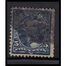 Used 281 5c Ulysses S. Grant Fine K0216