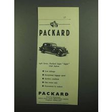 1939 Packard Super Eight Club Saloon Ad