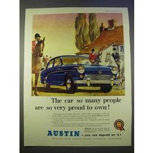 1955 Austin A90 Six Westminster Car Ad - Very Proud
