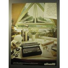 1977 Olivetti Lexikon 83DL Typewriter Ad