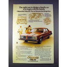 1977 Oldsmobile Delta 88 Car Ad - The Right Way!