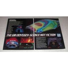 1986 General Motors Ad - Odyssey Science not Fiction