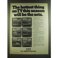 1986 ITT Picture in Picture Ad - The Hottest Thing On TV This Season