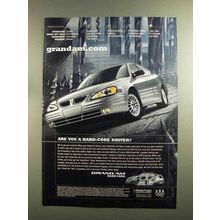 2000 Pontiac Grand Am Car Ad - You a Hard-Core Driver