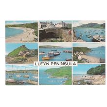 LLYN, LLEYN PENINSULA, Gynedd, Wales. vintage unused postcard by J Salmon #