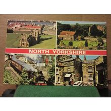 multiview, NORTH YORKSHIRE. county used postcard by E T W Dennis 1985 pm