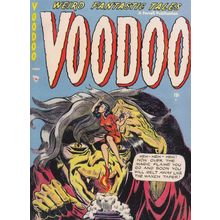 Voodoo Incredible Shrinking Woman 1950s Magic Comic Book Postcard