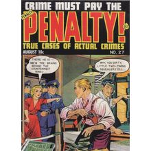 Pay The Penalty True Crime 1950s Comic Book Counterfeit Money Postcard