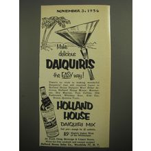 1956 Holland House Daiquiri Mix Ad - Make delicious Daiquiris the easy way