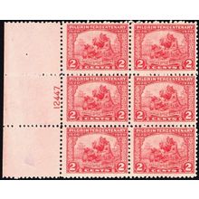 549, Mint NH 2¢ Left Side Plate Block of Six Stamps CV $135 *-* Stuart Katz