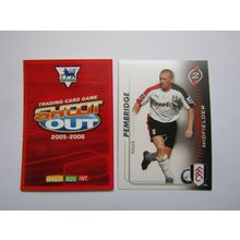 Mark Pembridge - Fulham - Shoot Out 2005 2006 Magic Box Football Card (EF1)