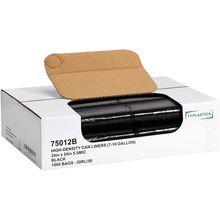 TYPLASTICS Trash Can Liner - Wholesale 1000 Count Black Garbage Bags on Perforat