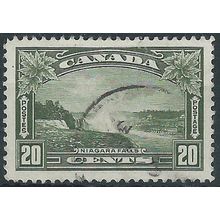 Canada 1935 SG349 20c Olive-Green Fine Used .. ..