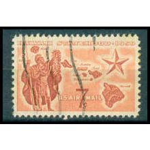 Used C55 7c Hawaii Statehood Fine WA0617