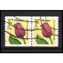 Used 2518 29c F Flower Very Fine CNP Left 2211 PA1213